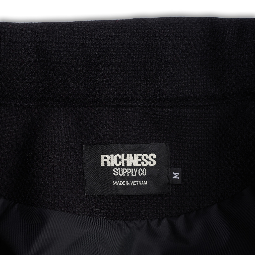 RICHNESS DUST WOOL JACKET (BLACK)