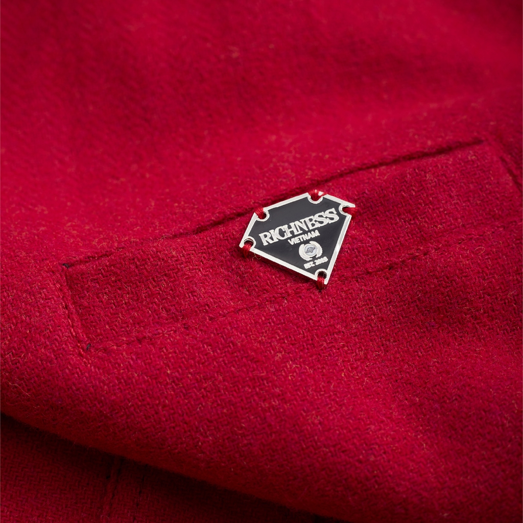 RICHNESS DUST WOOL JACKET (RED)