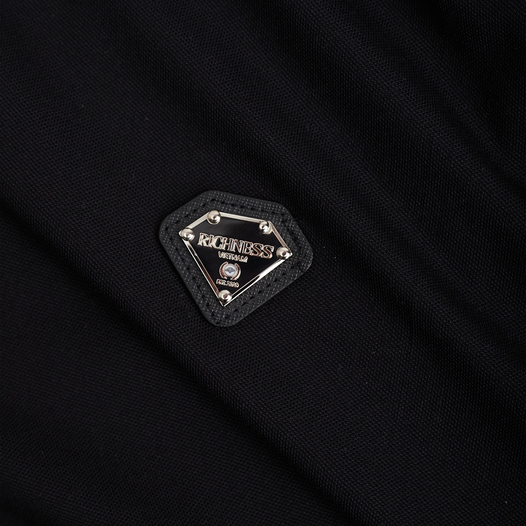 RICHNESS DIAMOND POLO (BLACK)