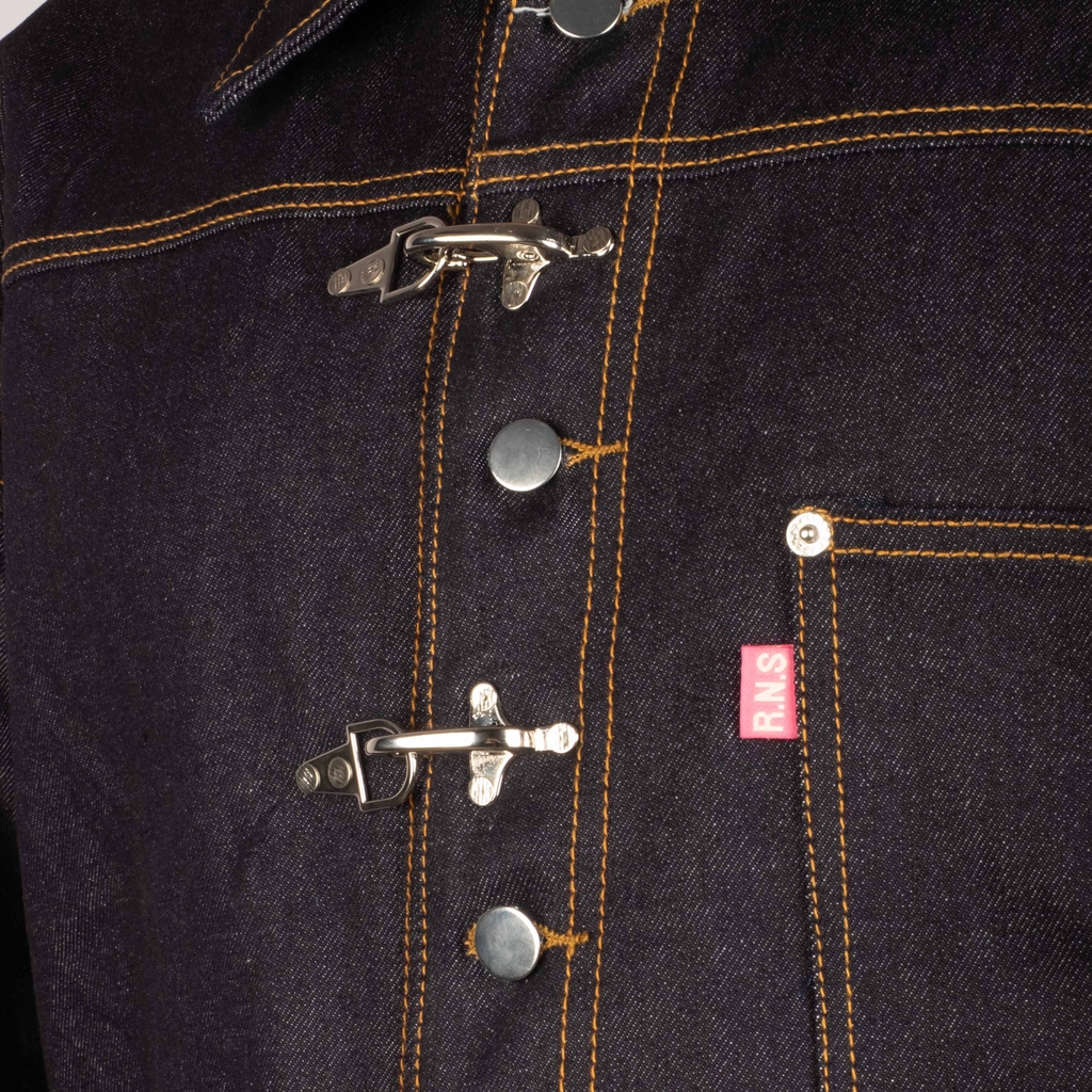 RICHNESS DIAMOND INDIGO RAW DENIM JACKET (PREMIUM)