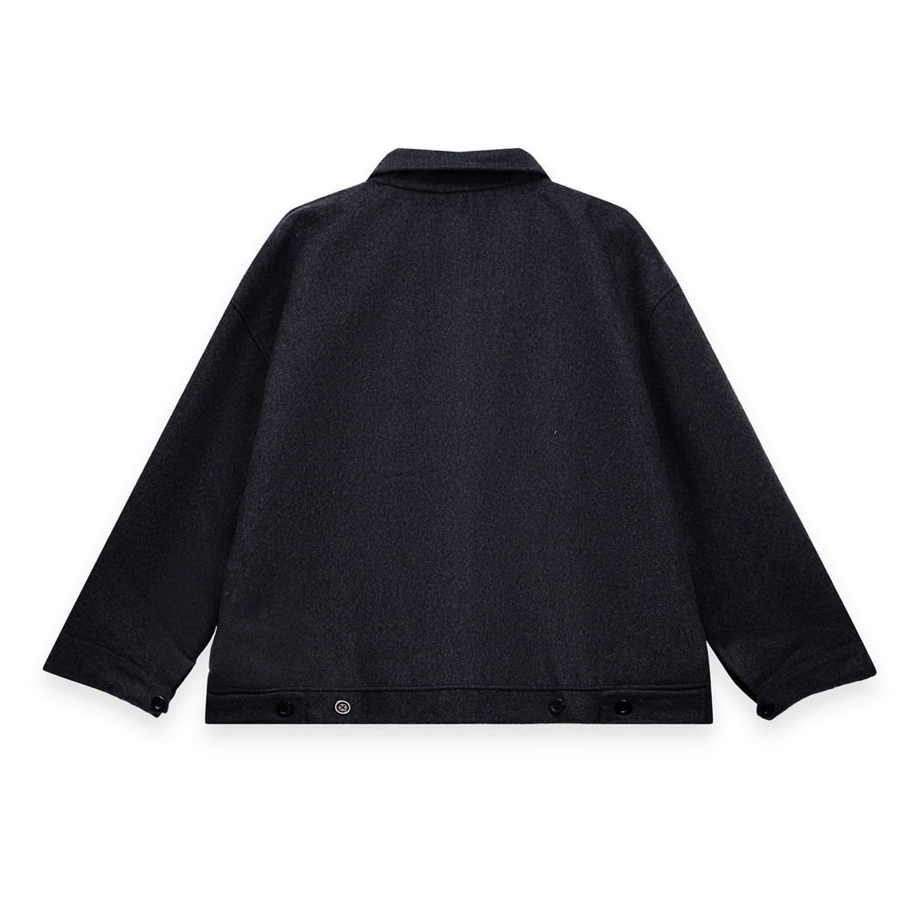 RICHNESS DUST WOOL JACKET (BLACK)
