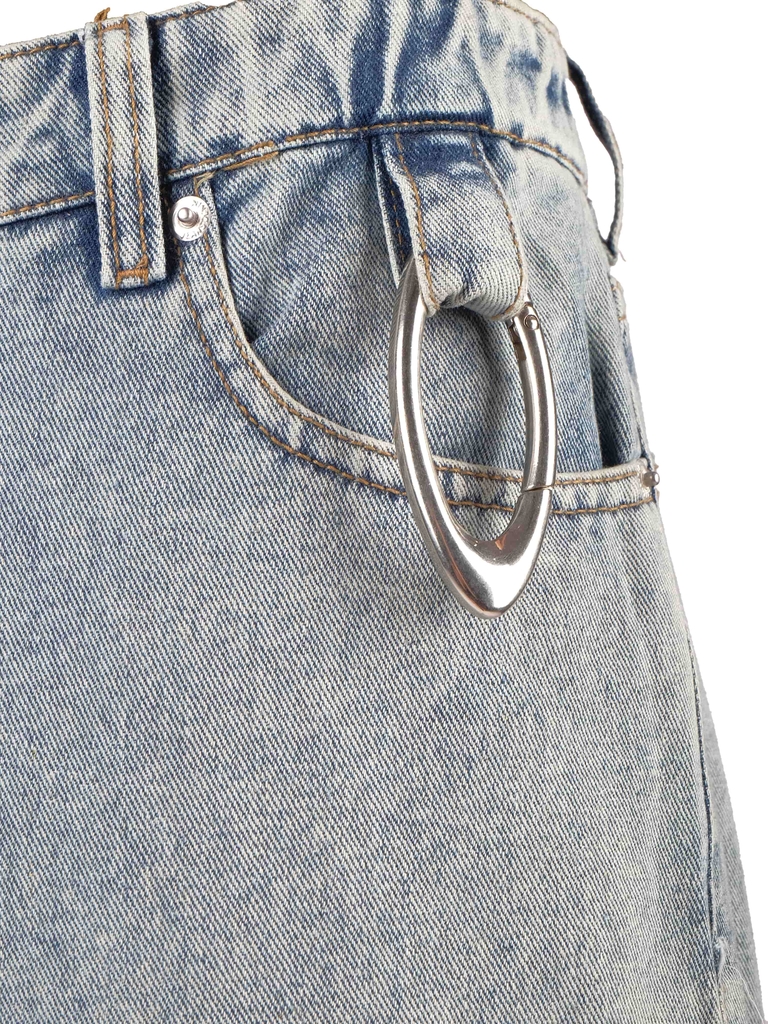 RICHNESS BLUE CARGO JEANS