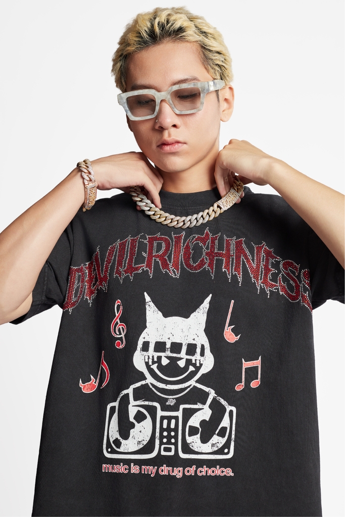 DEVIL RICHNESS WASHED BOXY TEE
