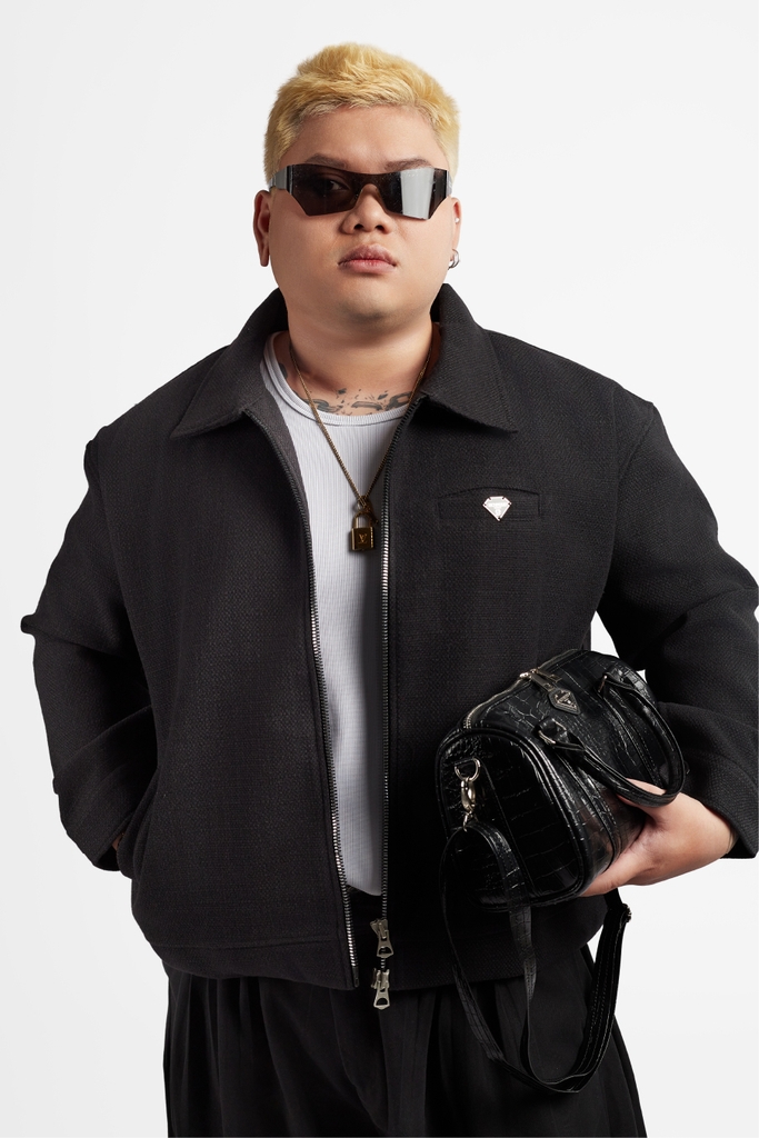 RICHNESS DUST WOOL JACKET (BLACK)