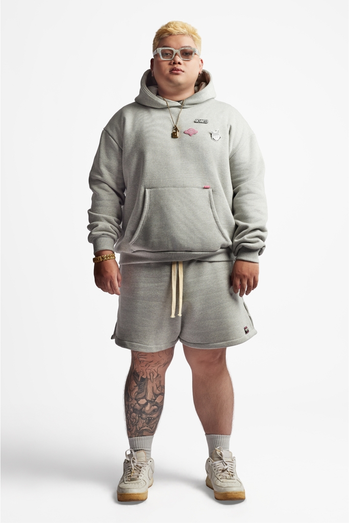 RICHNESS BOXING SWEATSHORTS (GREY)