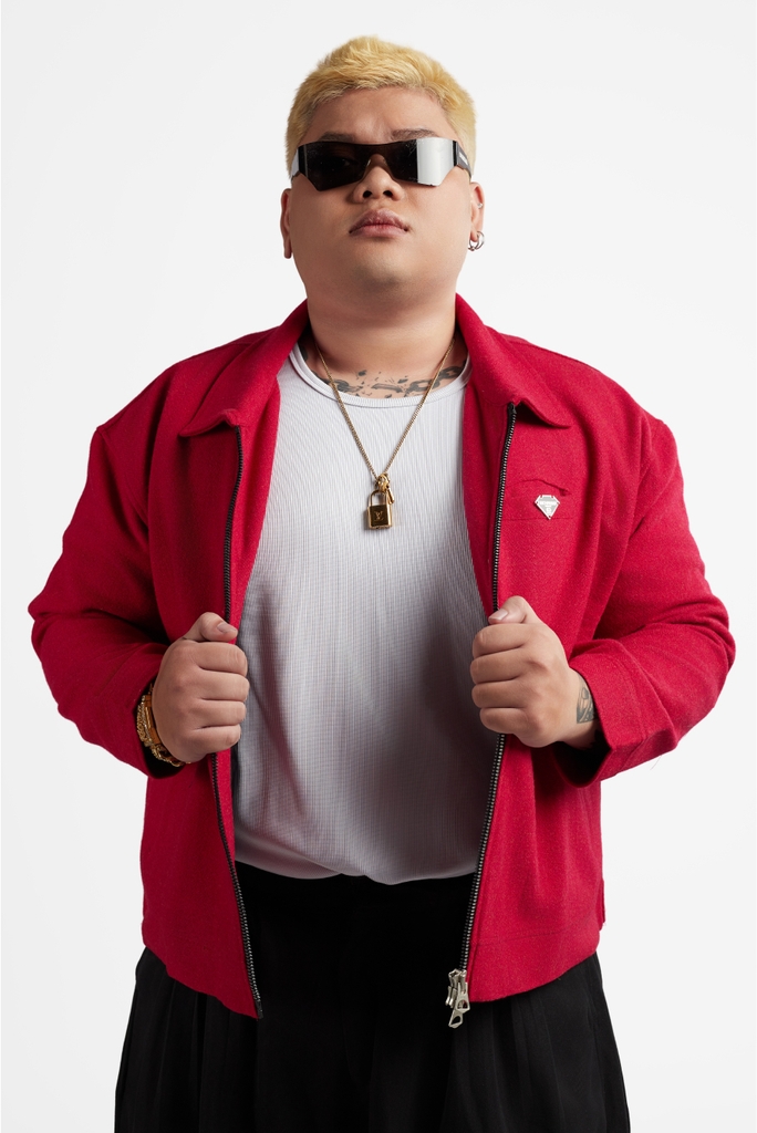 RICHNESS DUST WOOL JACKET (RED)