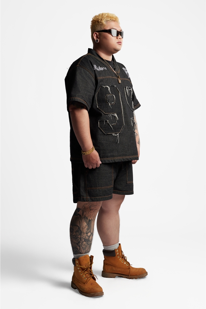 RICHNESS JERSEY RAW SELVEDGE DENIM