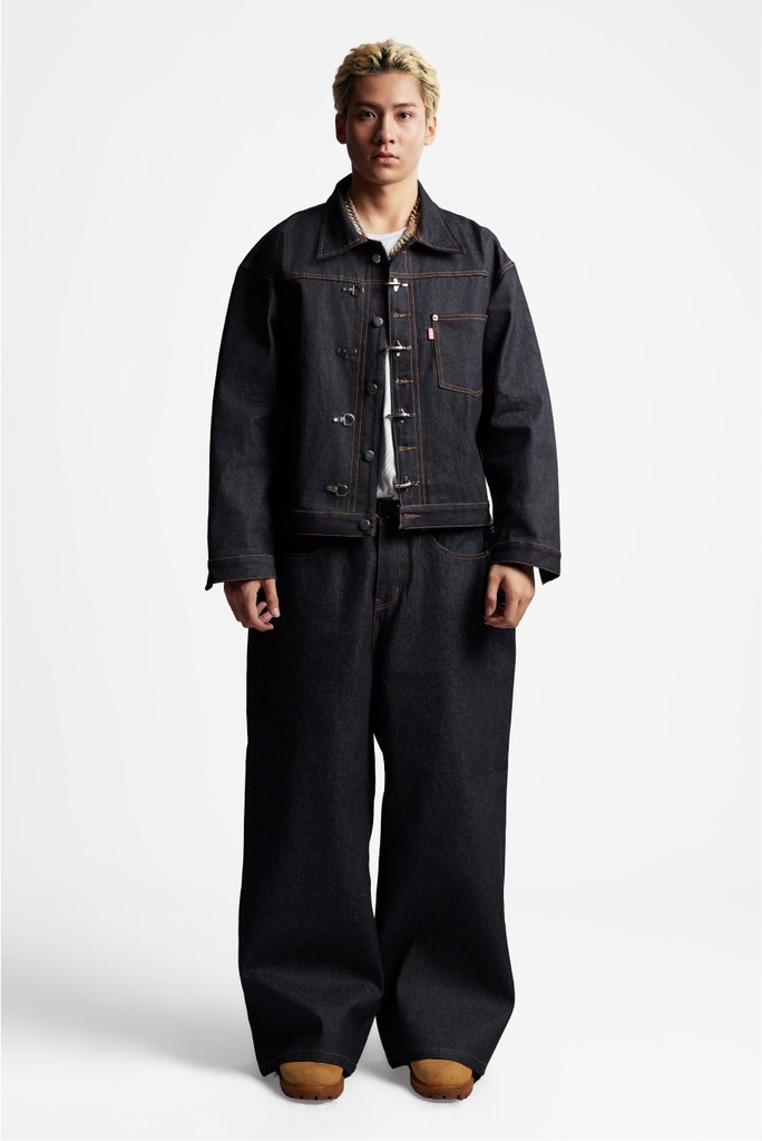 RICHNESS DIAMOND INDIGO RAW DENIM PANTS