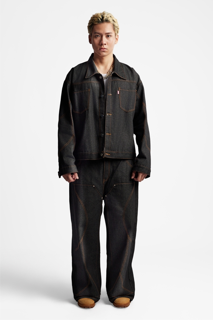 RICHNESS DIAMOND SELVEDGE RAW DENIM PANTS