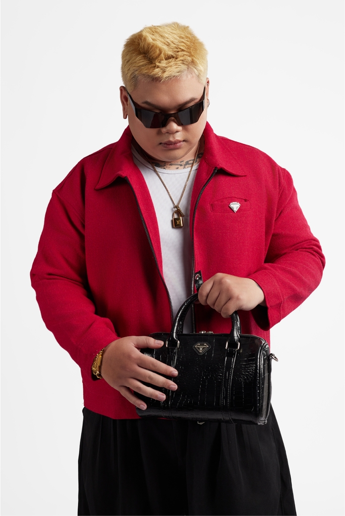 RICHNESS DUST WOOL JACKET (RED)