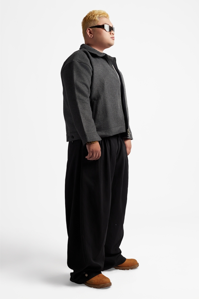 RICHNESS DUST WOOL JACKET (GREY)