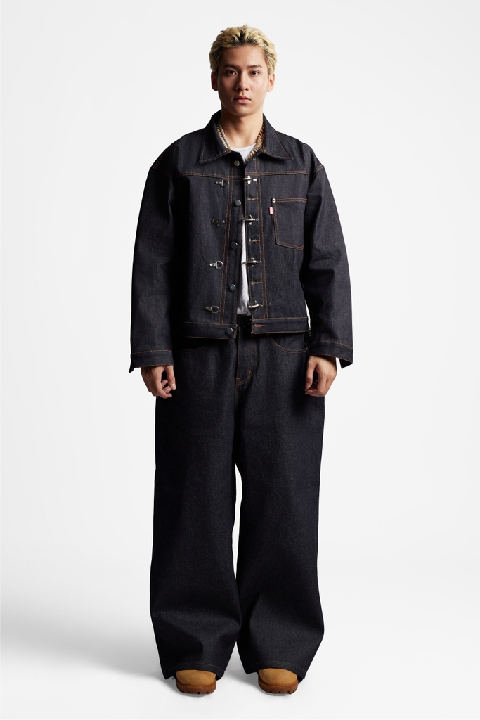 RICHNESS DIAMOND INDIGO RAW DENIM JACKET