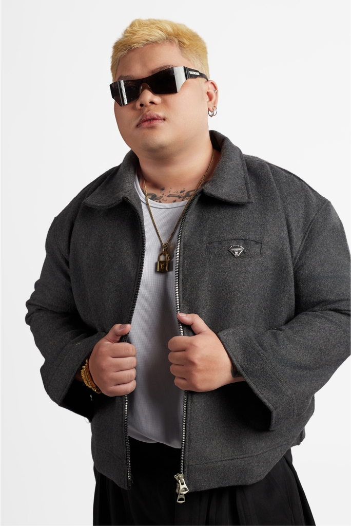 RICHNESS DUST WOOL JACKET (GREY)