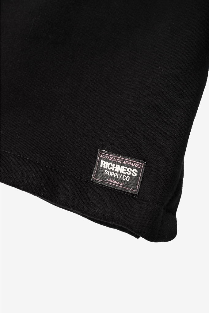 RICHNESS BOXING SWEATSHORTS (BLACK)
