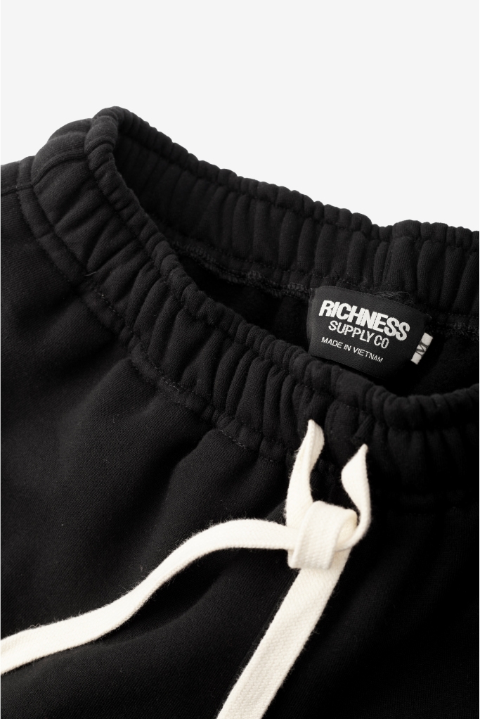 RICHNESS BOXING SWEATSHORTS (BLACK)