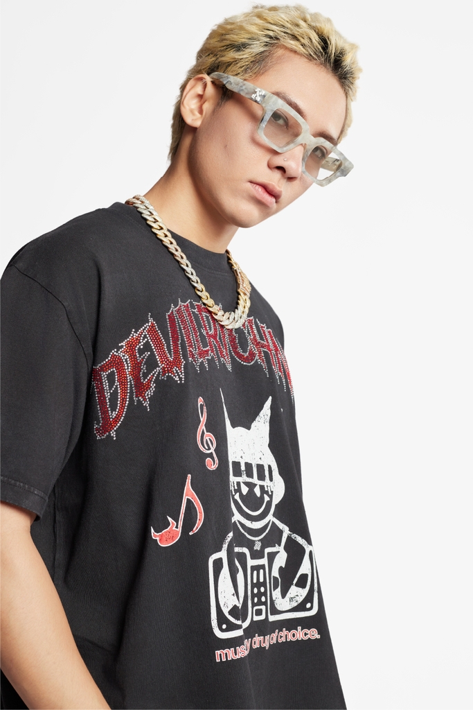 DEVIL RICHNESS WASHED BOXY TEE
