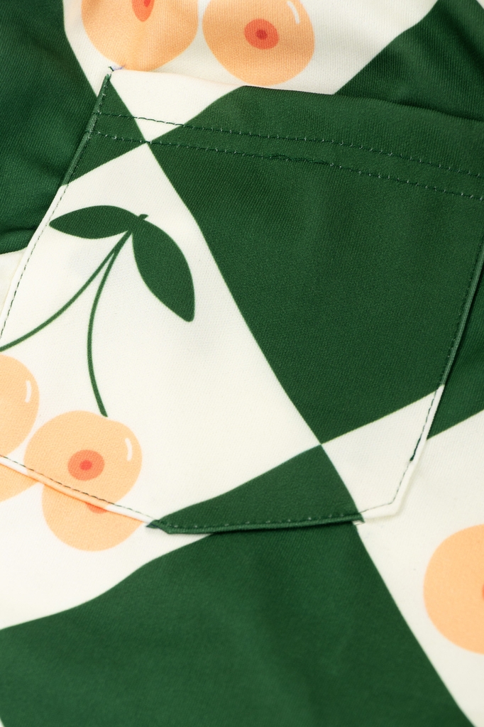 RICHNESS SURF CO.SWIM TRUNKS ( CHERRY )