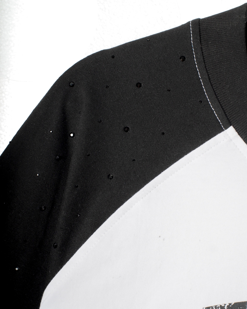 RICHNESS CRACKED DIAMOND RAGLAN