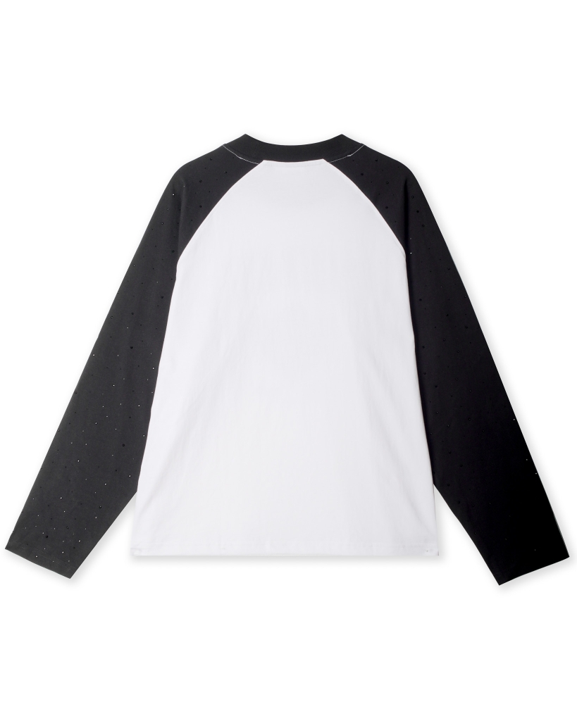 RICHNESS CRACKED DIAMOND RAGLAN