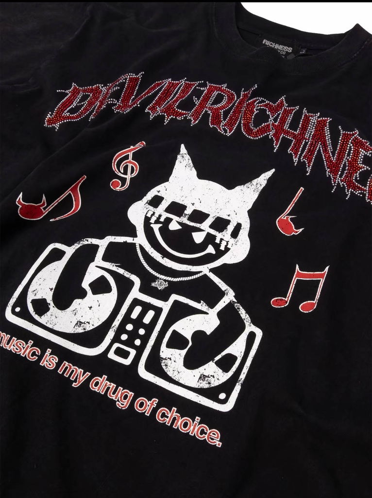 DEVIL RICHNESS WASHED BOXY TEE
