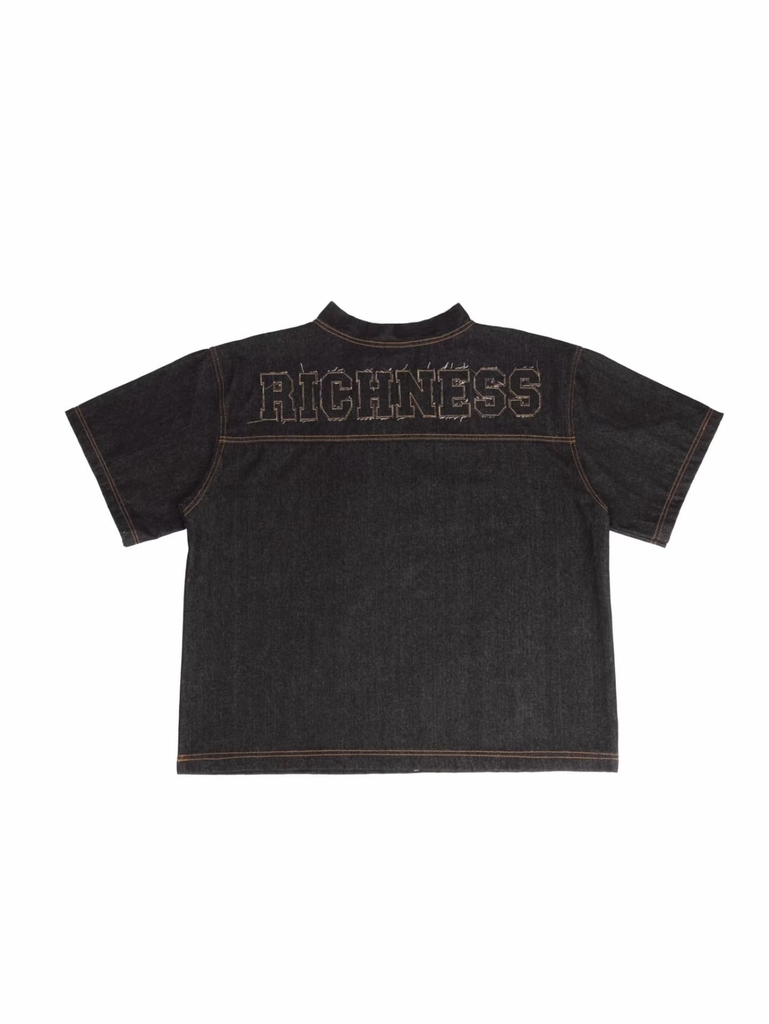 RICHNESS JERSEY RAW SELVEDGE DENIM