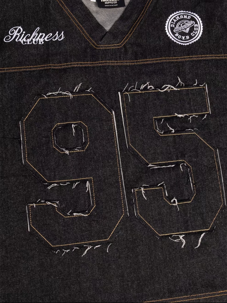 RICHNESS JERSEY RAW SELVEDGE DENIM