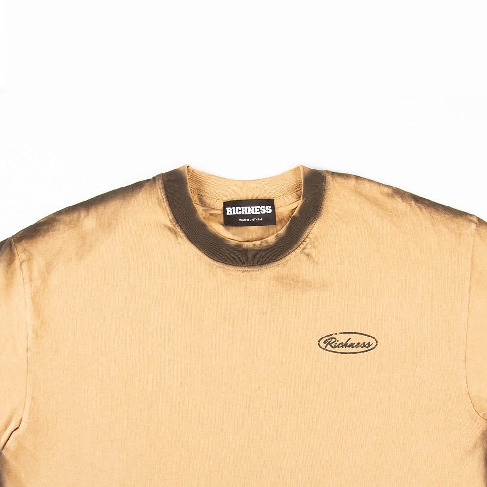 RICHNESS SAND - WASHED TEE