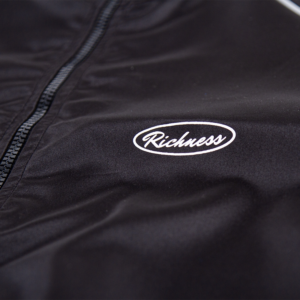 RICHNESS WINDBREAKER POLYESTER JACKET ( BLACK )