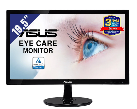 Màn hình Asus LCD 19.5: VS207Df BK/5MS/AP-SEA/DSUB/19.5  INCH