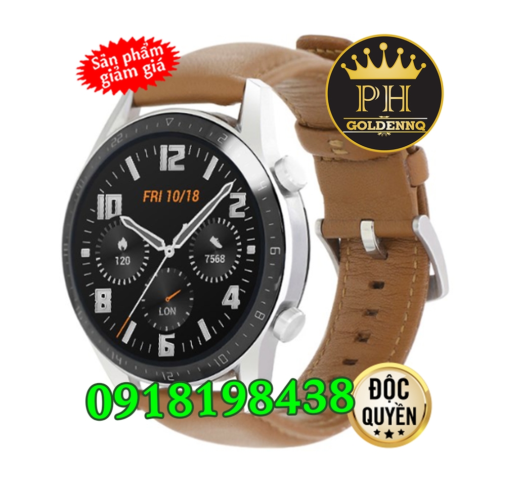 Đồng hồ thông minh Huawei Watch GT2 46mm dây da Công Ty Quốc Tế