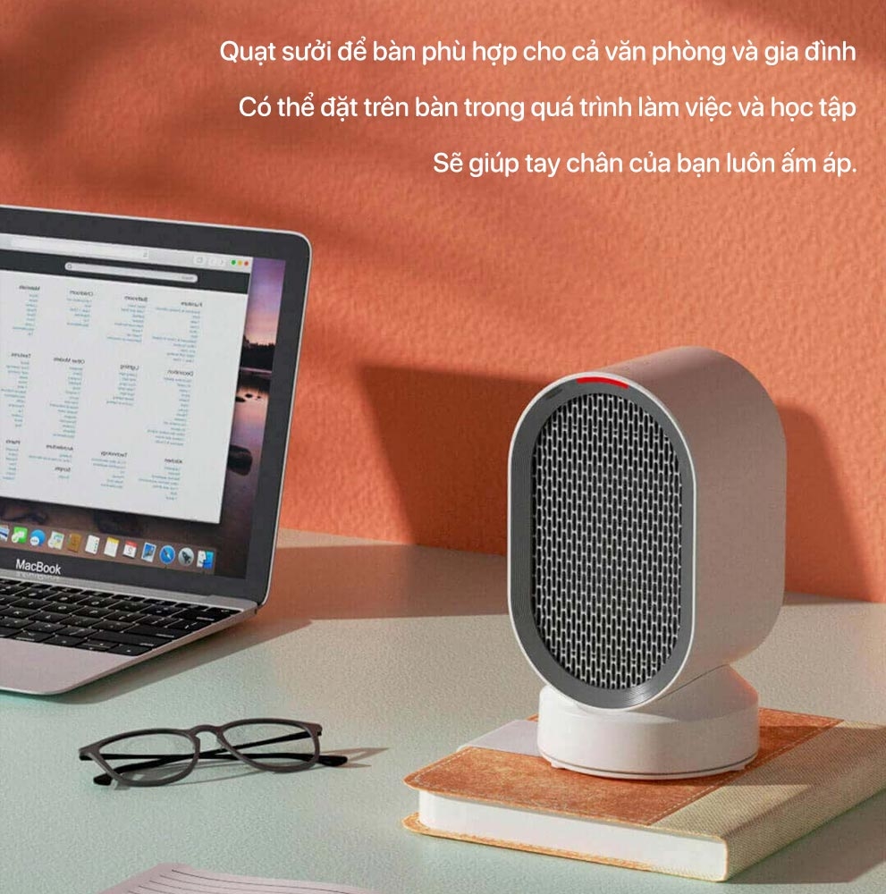 Quạt sưởi gốm mini Xiaomi DOUHE DH-QN04 (phiên bản 2023) | VINHNAM DIGITAL