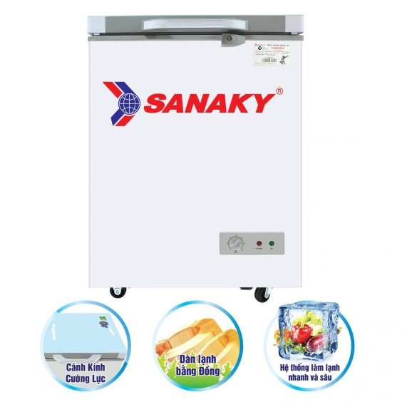 Tủ đông Sanaky VH-1599HYKD (150 lít /100 lít)
