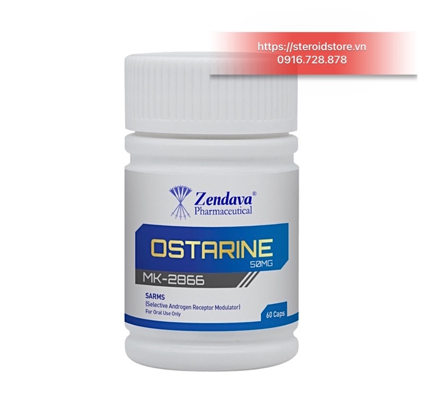 Ostarine 50mg per serving - MK2866 Hãng Zendava Lọ 60 Viên