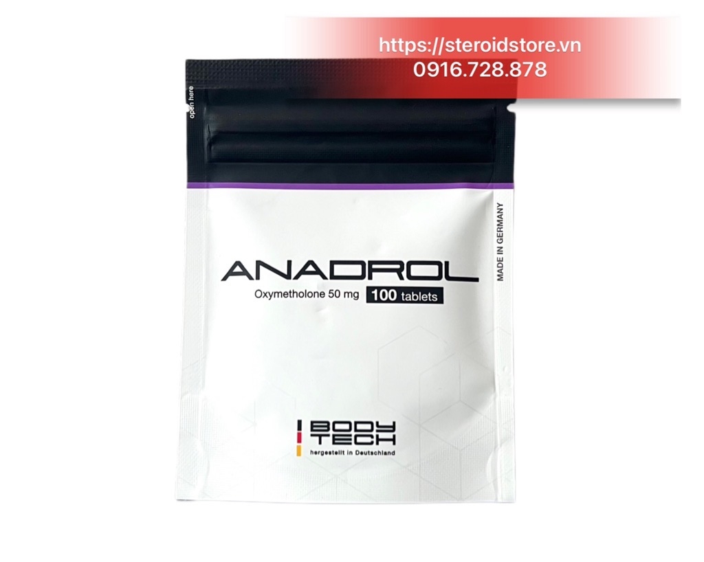 Anadrol 50 (Oxymetholone 50mg) Hãng Bodytech - Hộp 100 Viên