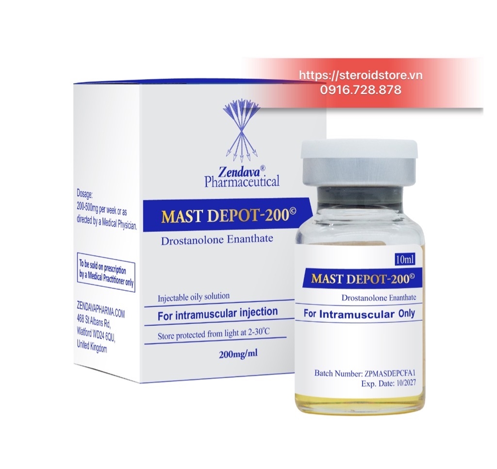 MASTERONE 200 ( Drostanolone Enanthate 200mg/ml) - Hãng Zendava Lọ 10ml