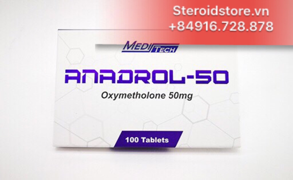 Anadrol 50 (Oxymetholone 50mg) - Hãng Meditech  - Hộp 100 viên
