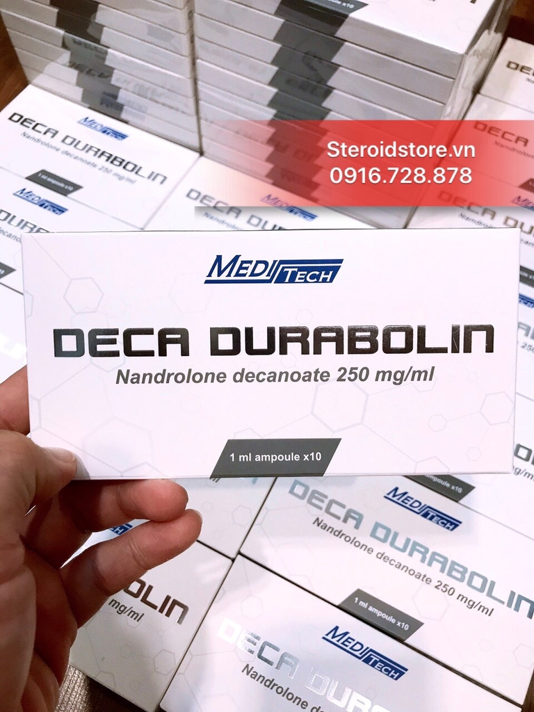 Deca Durabolin (Nandrolone Decanoate 250mg/ml) -Meditech - Hộp 10 ống 1ml