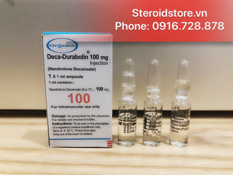 Deca Durabolin (Nandrolone decanoate 100 mg) - Hộp 3 ống 1ml