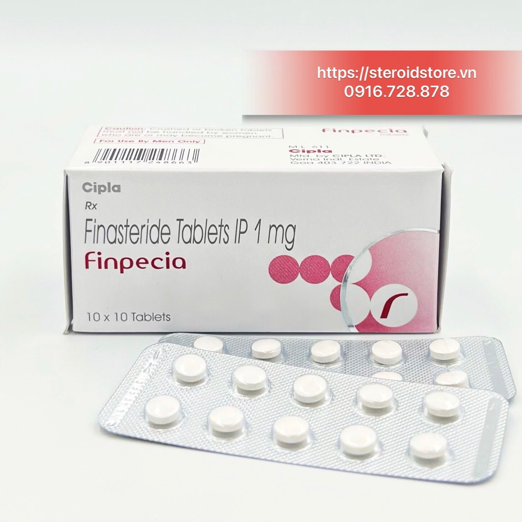 FINPECIA ( Finasteride 1mg ) - Hãng Cipla - Hộp 10 vỉ x 10 viên