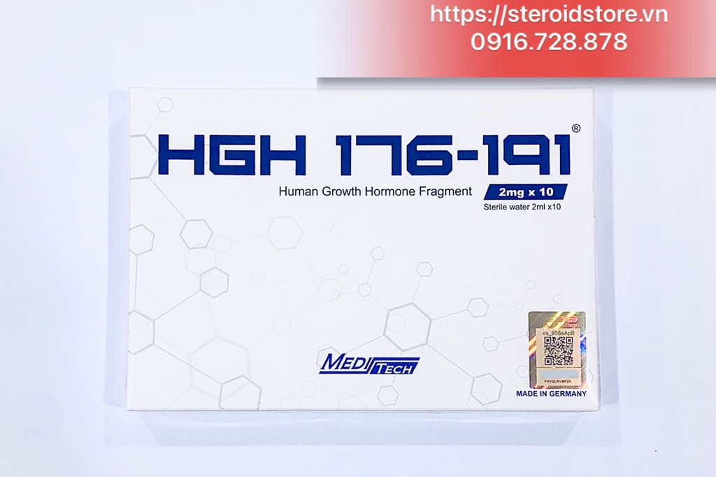 HGH 176 -191 Human Growth Hormone Fragment 2mg x 10