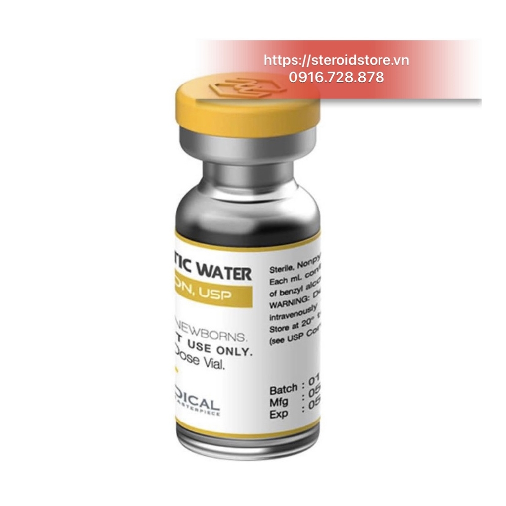 Bacteriostatic Water for Injection - Nước kìm khuẩn pha tiêm - Lọ 10ml