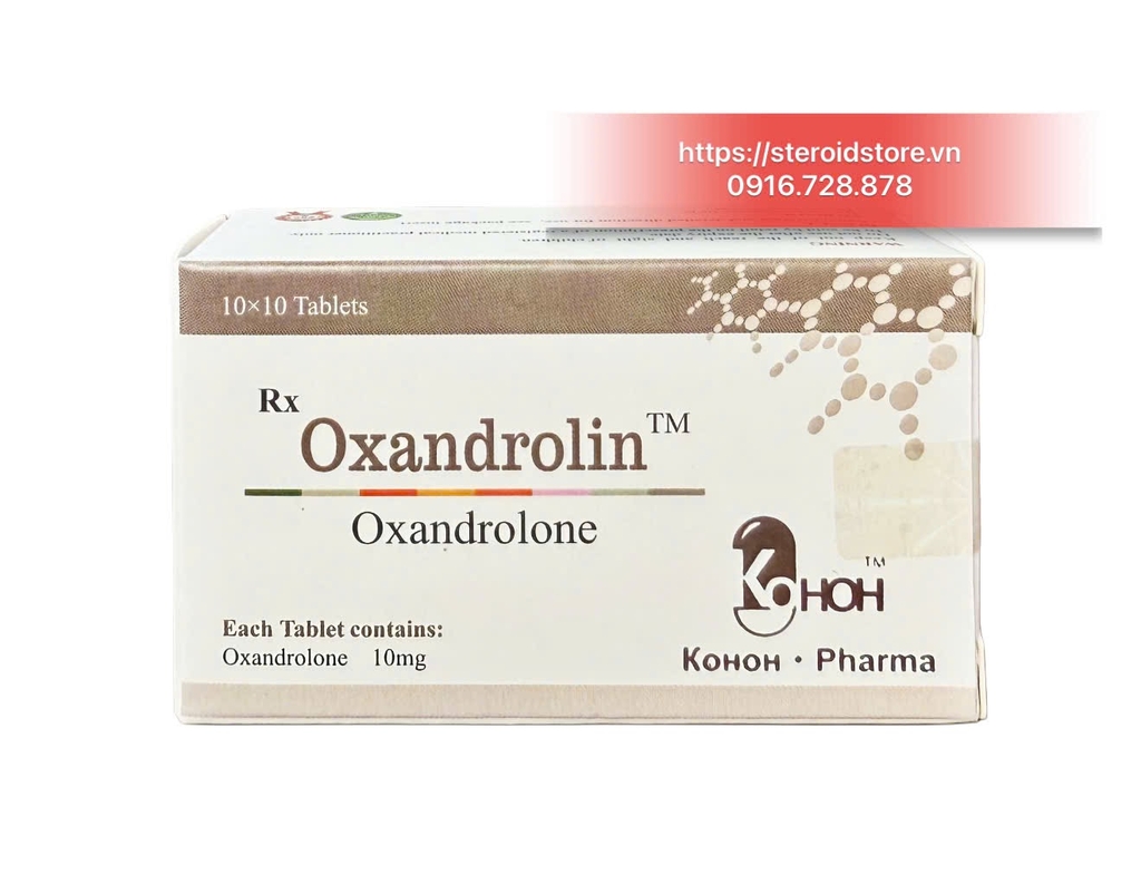 Anavar 10mg ( Oxandrolone 10mg) - Hãng Kohoh - Hộp 100 Viên