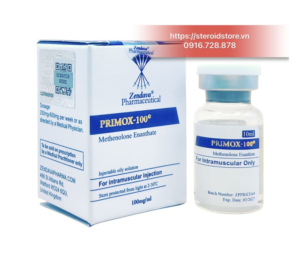 PRIMOBOLAN 100 (Methenolone Enanthate 100mg/ml) - Hãng Zendava - Lọ 10ml