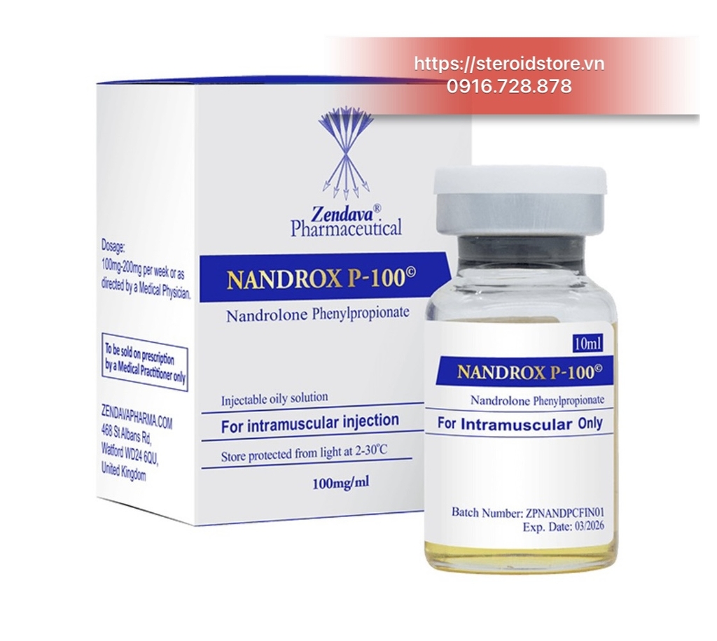 Nan Drox P100 - NPP 100 (Nandrolone Phenylpropionate 100mg/ml) Hãng Zendava - Lọ 10ml