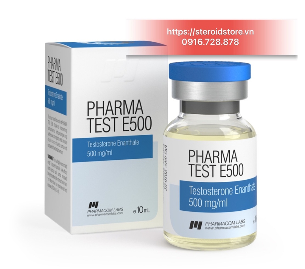 Pharma Test  E500 (Testosterone Enanthate 500mg/ml) -PharmacomLabs -Lọ 10ml