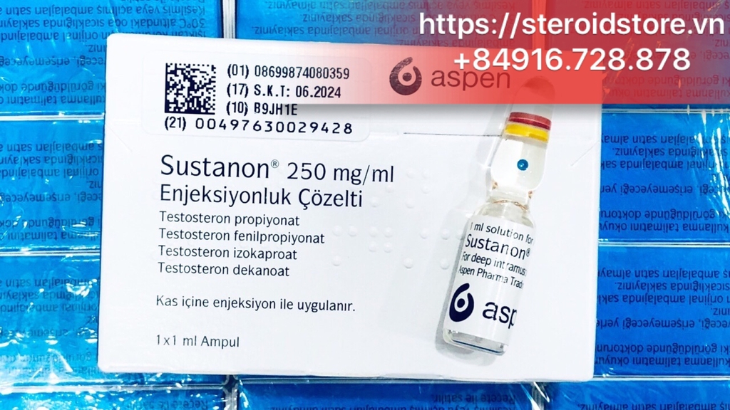 Sustanon 250 - Hãng Aspen (Ireland) - Hộp 1 ống 1ml