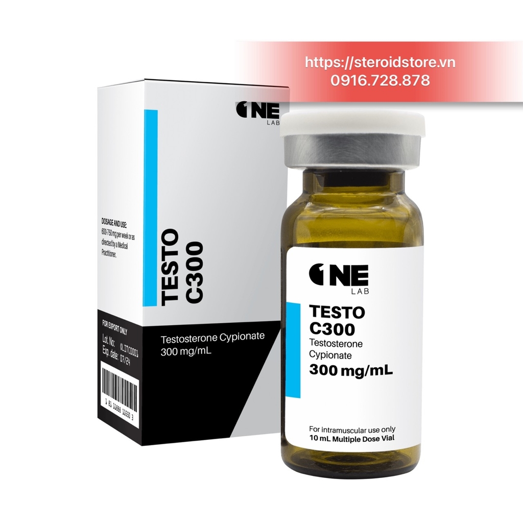 TESTO C300 - Testosteron Cypionate 3000mg/ml - Hãng ONE LAB - Lọ 10ml