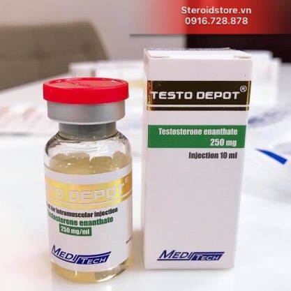 Testo Depot - Testosteron Enanthate 250mg (Test E) - Hãng Meditech - Lọ 10ml