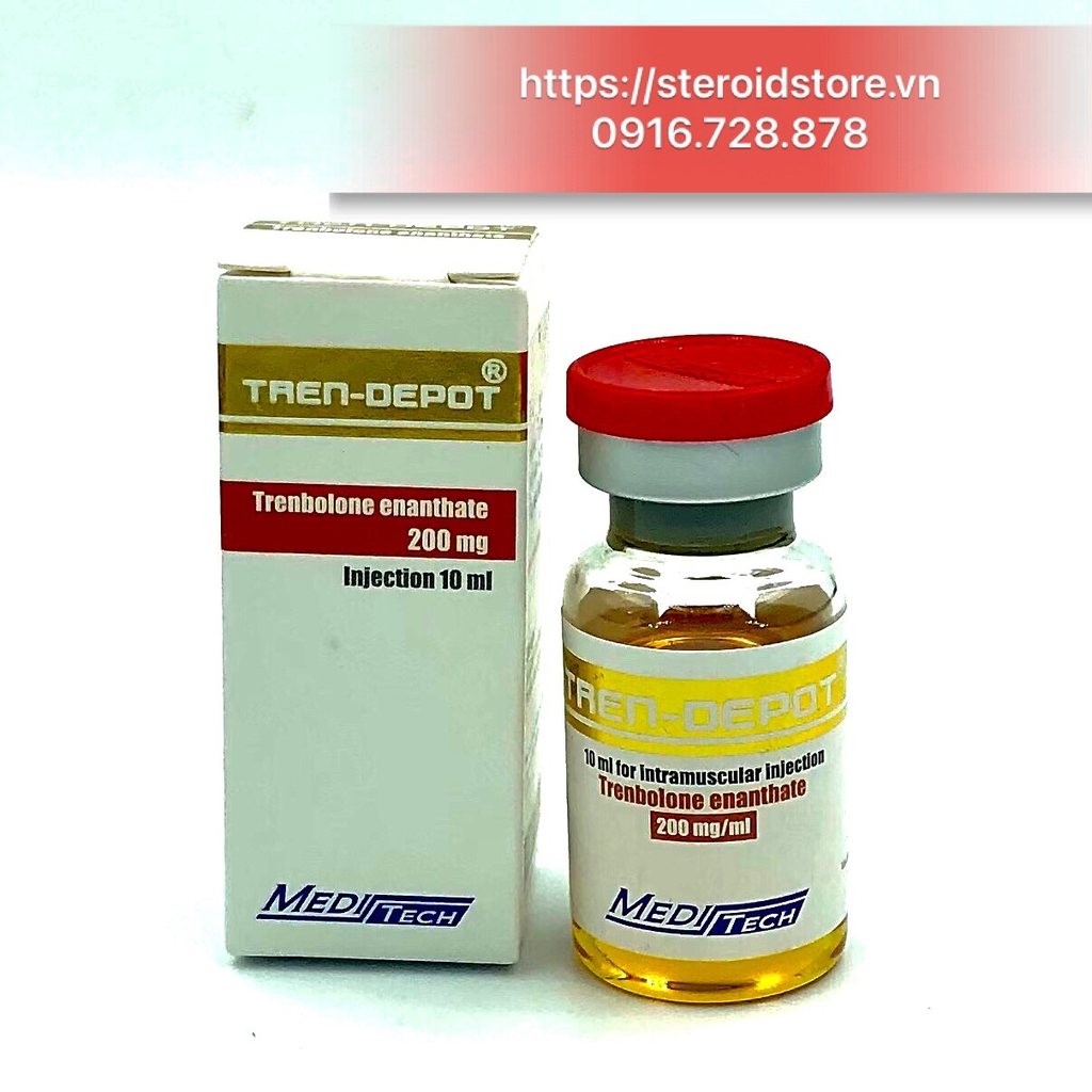 Tren-Depot (Tren E) Trenbolone Enanthate 200mg/ml - Meditech - Lọ 10ml