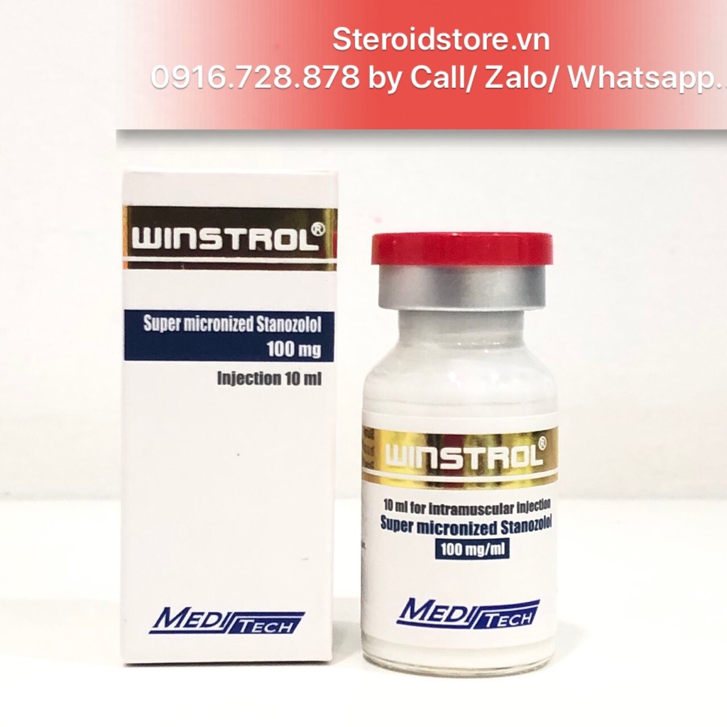 Winstrol (Stanozolol 100mg/ml) -Injection - Hãng Meditech - Lọ 10ml